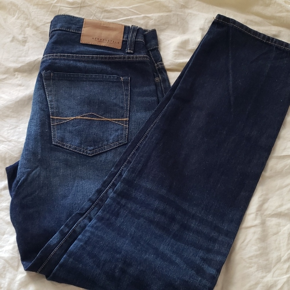 Aeropostale slim straight jeans 32/34 (12)